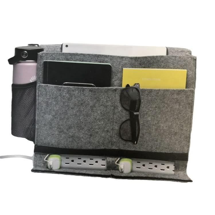 Felt Bedside & Sofa Hanging Organizer – Multi-Pocket Storage Bag