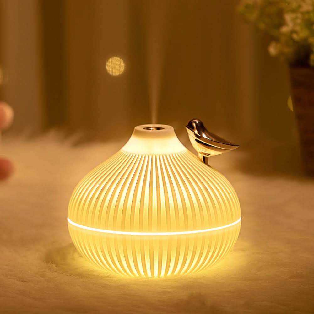 USB Mini Onion Humidifier – Silent Ultrasonic Mist Night Light