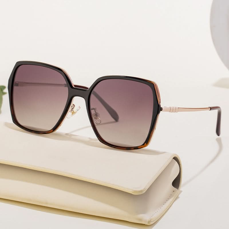 Trendy Square Polarized Sunglasses for Women – UV Protection