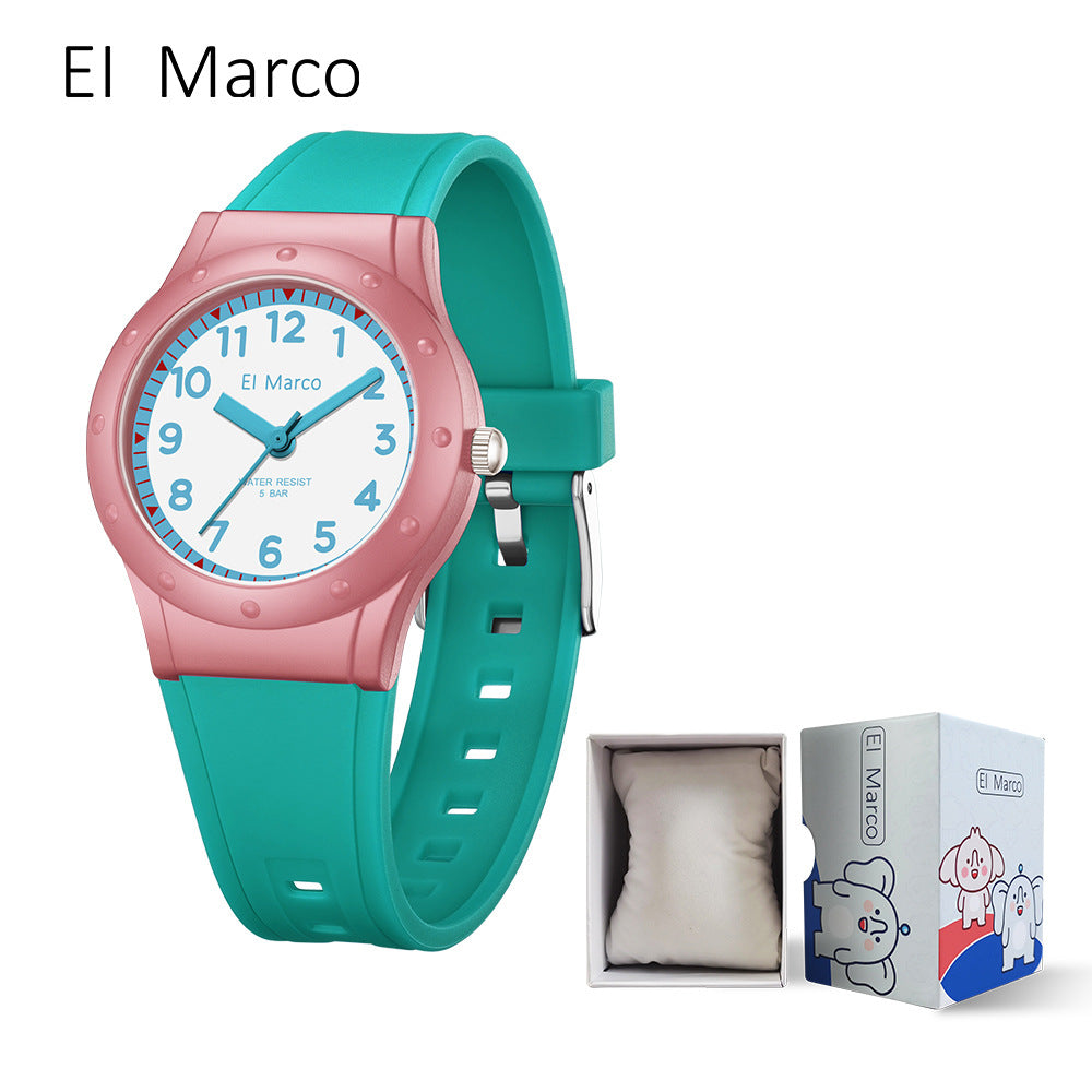 Little Elephant Marco Kids Quartz Watch – Waterproof Analog Watch for Boys and Girls