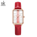 SK Fashion Women’s Quartz Watch – 30M Waterproof Thin Strap, Minimalist Design