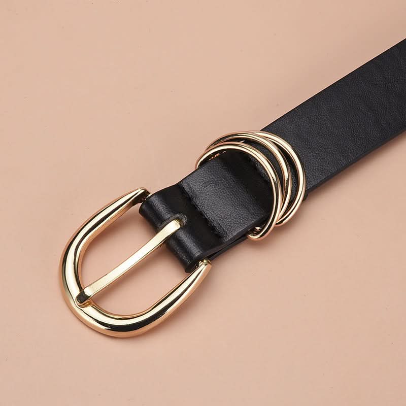 Thin PU Leather Waist Belt for Women