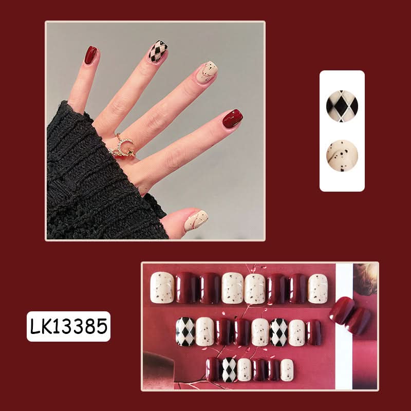 Autumn & Winter Style Colored Nail Art Pieces