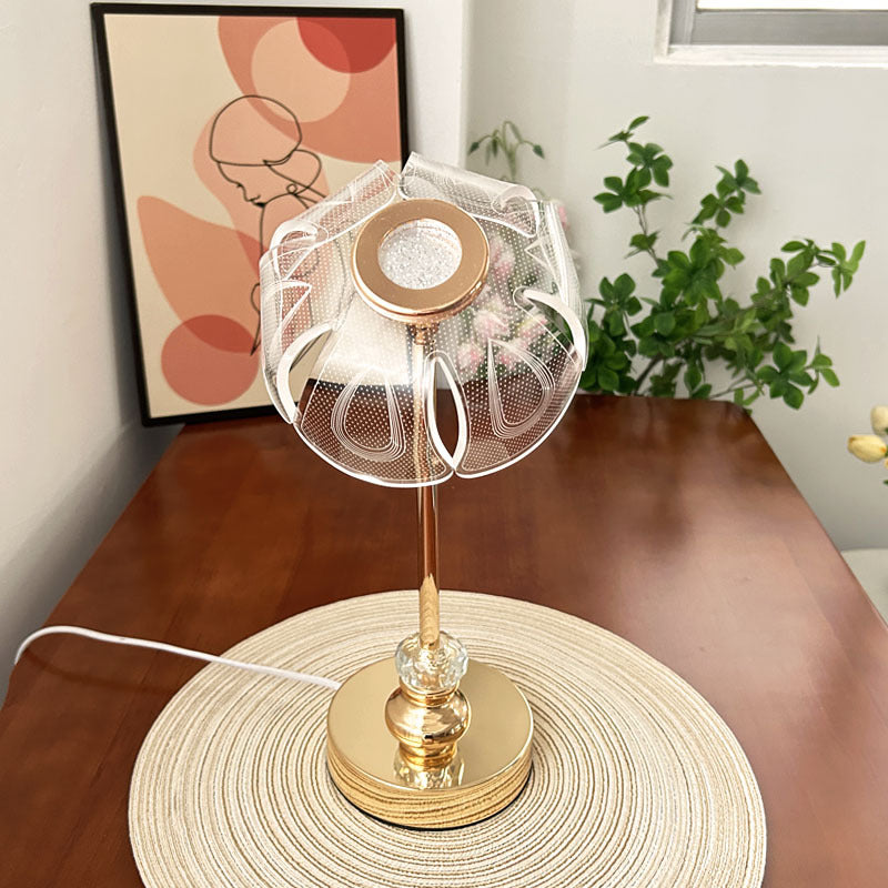 Starry Sky LED Table Lamp – Dimmable Acrylic Night Light for Bedroom