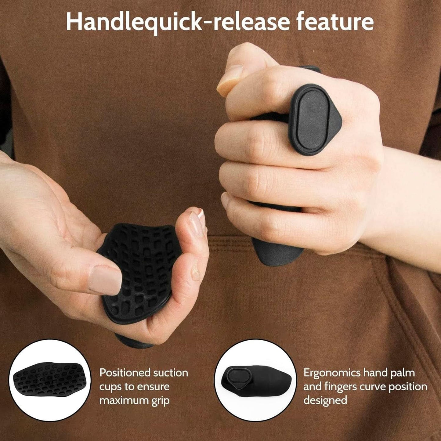 Silicone Hand Grip Strengthener – Non-Slip Finger Exerciser for Weightlifting