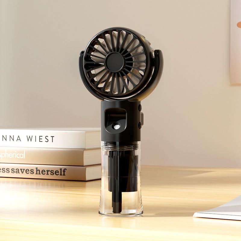 Mini USB Mist Fan – Portable Rechargeable Spray Cooling Fan