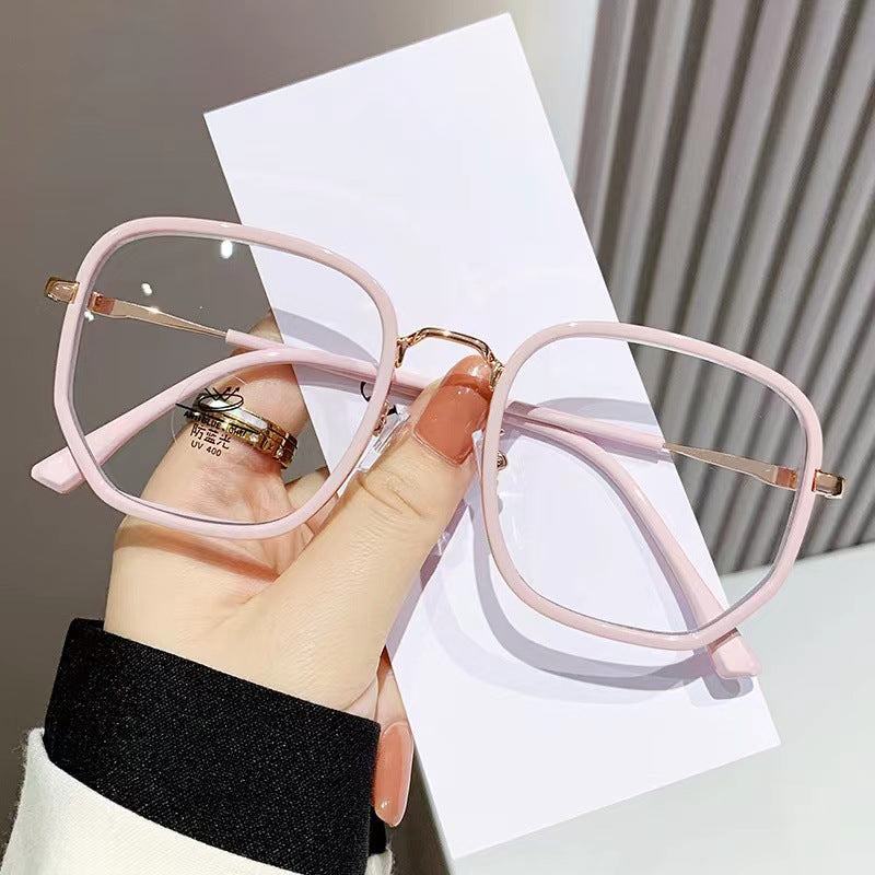 Women’s Elegant TR90 Anti-Blue Light Glasses – Full Frame Eyewear for Big Faces