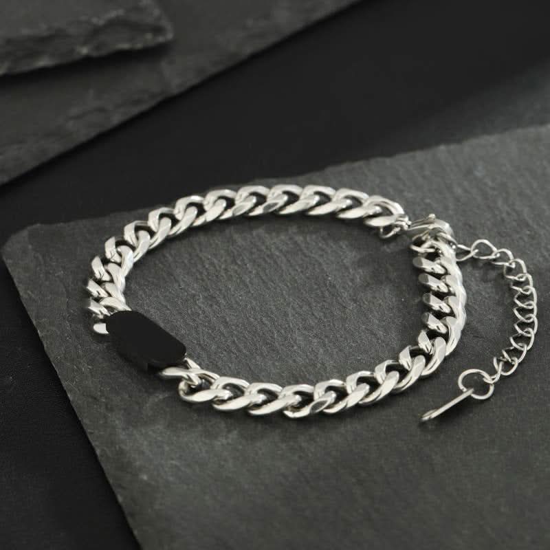 Trendy Titanium Steel Cuban Link Bracelet – Unisex