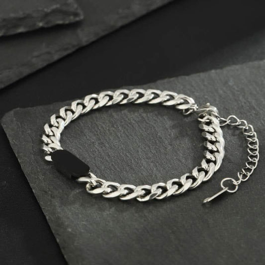 Trendy Titanium Steel Cuban Link Bracelet – Unisex