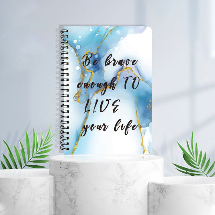 A5 Side Flip Spiral Notebook - Horizontal Line Notepad