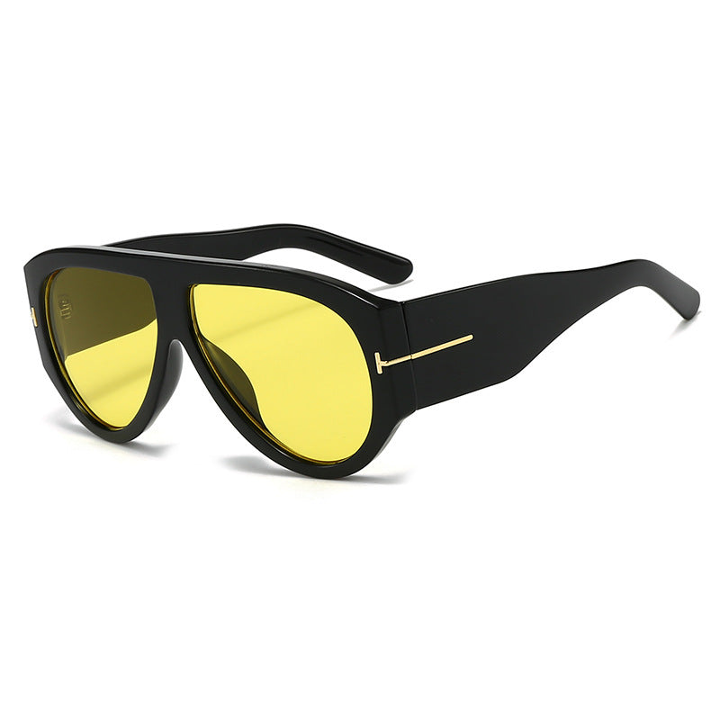T-Shaped Aviator Sunglasses – Trendy Women’s Style