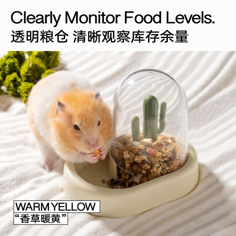 Automatic Hamster Food Feeder Bowl