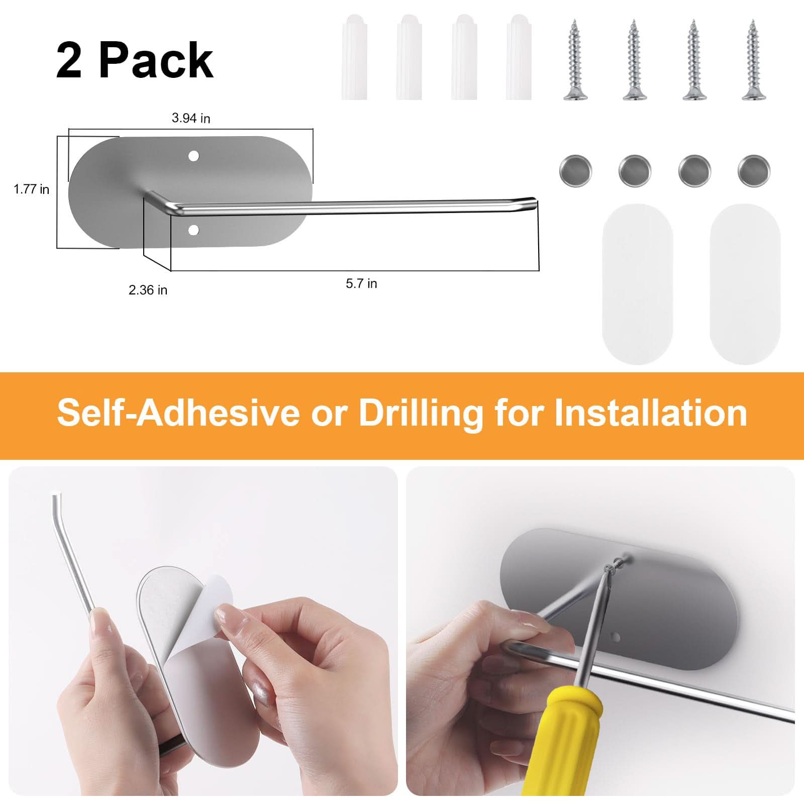 Cup Lid Hook - Paper Towel Rack & Storage Holder