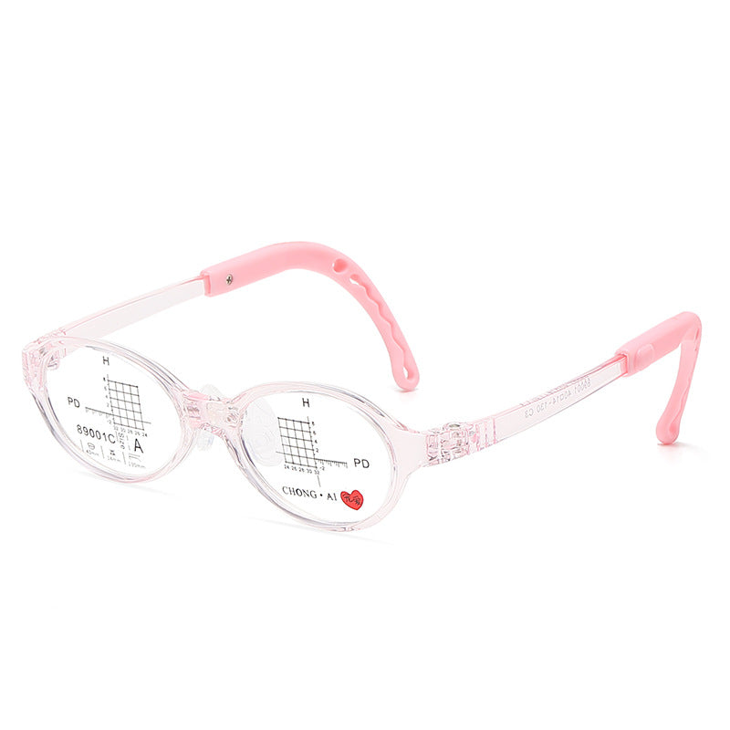 Toddler Glasses Frame for Ages 1–3 – Flexible Silicone Eyewear with Adjustable Temples