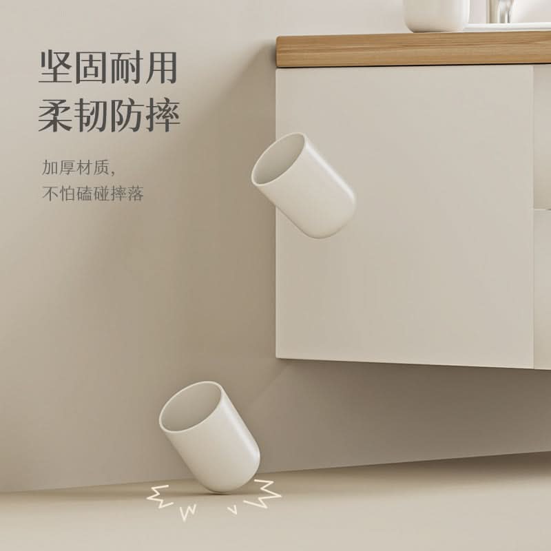 Durable Japanese-Style Mouthwash & Toothbrush Cup for Home & Dorm