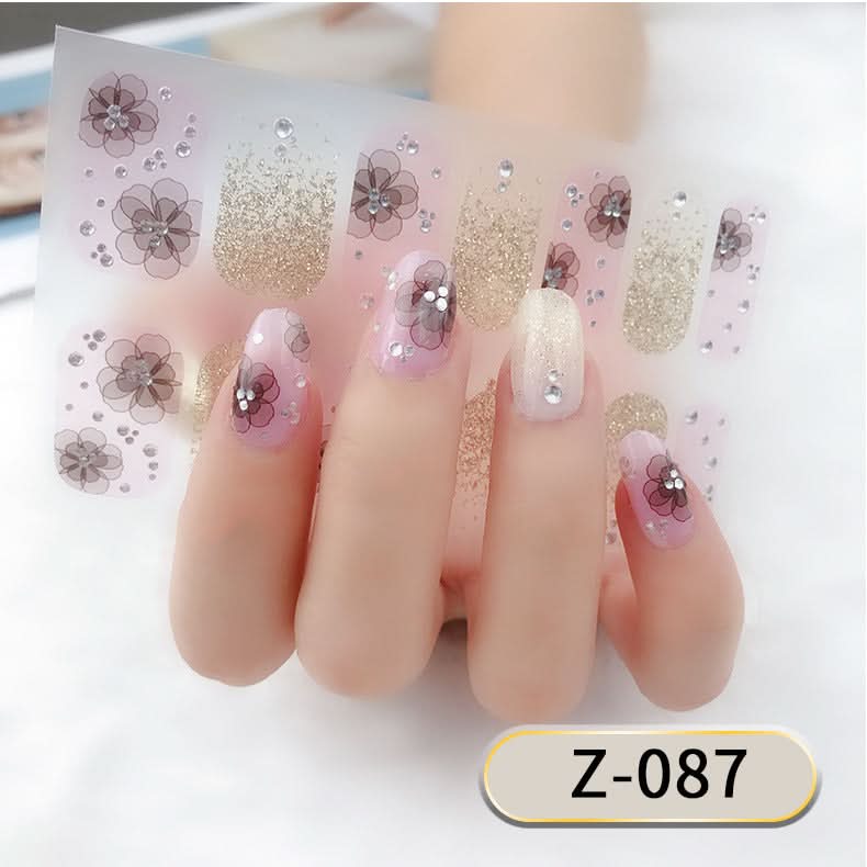 3D Star Diamond Nail Stickers Set