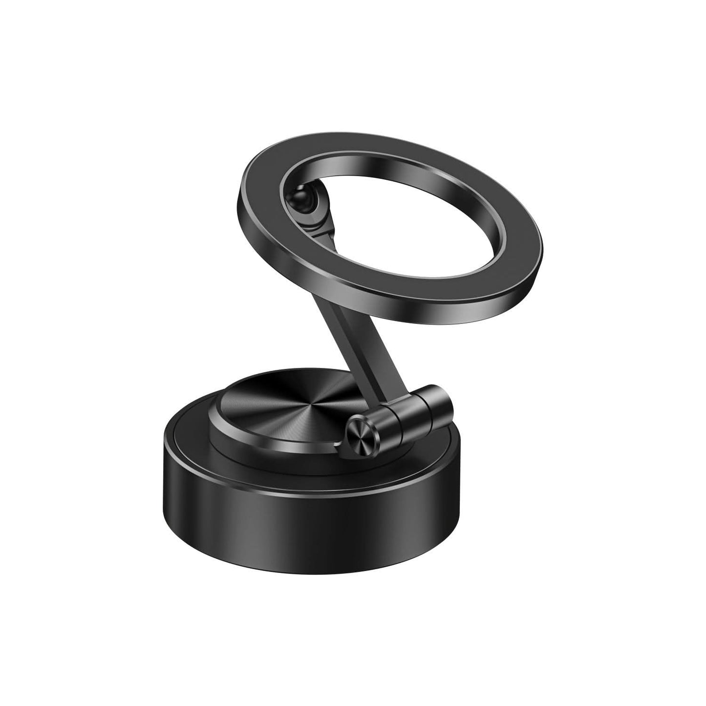 Magnetic Wireless Car Charger Mount – 360° Rotating & Telescopic Phone Holder