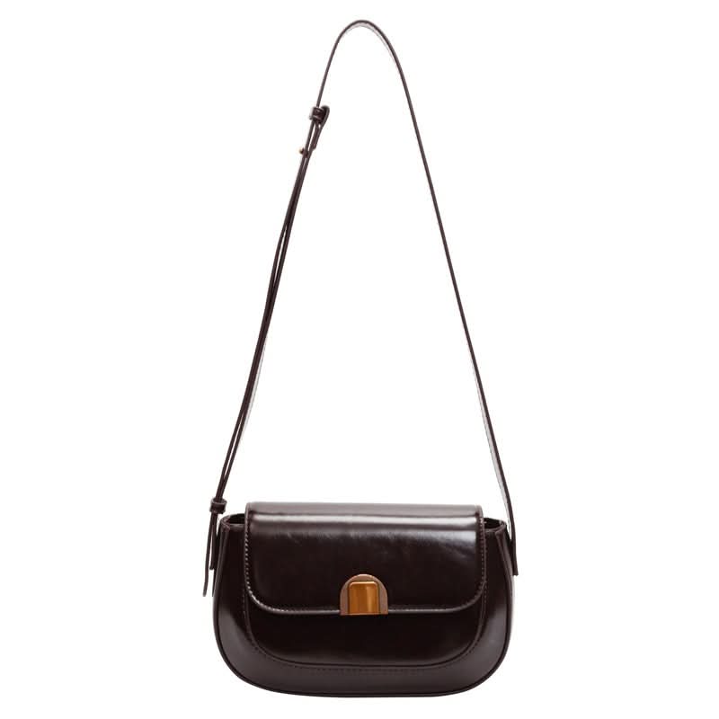 Women’s Trendy Retro Saddle Underarm Bag – Fashion PU Shoulder Messenger Bag