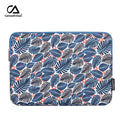 Tropical Foliage Laptop Sleeve – Shock-Resistant Polyester Case for Samsung & More (11–15 Inch)
