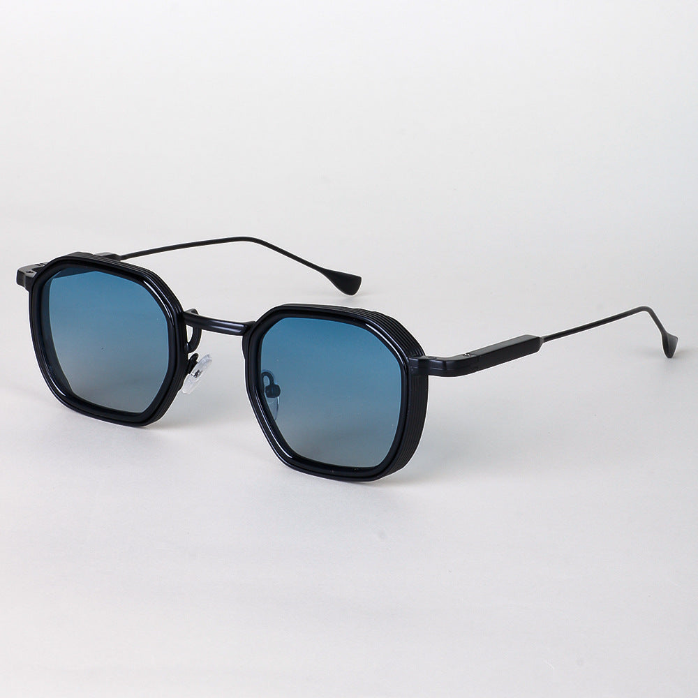 Men's Polarized Square Sunglasses – Full Frame TAC Lenses, Metal Frame