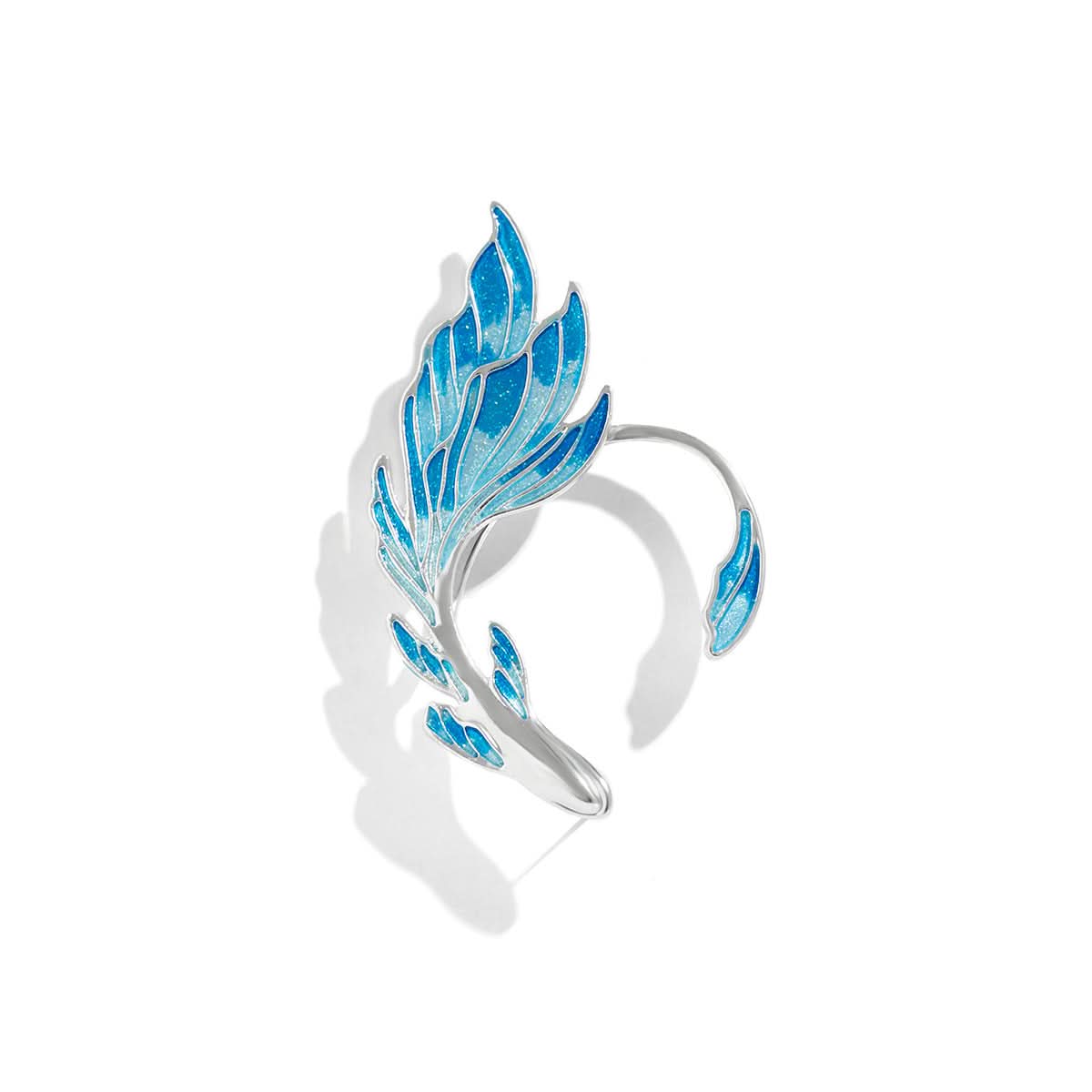 Blue Wing Ear Cuff for Women