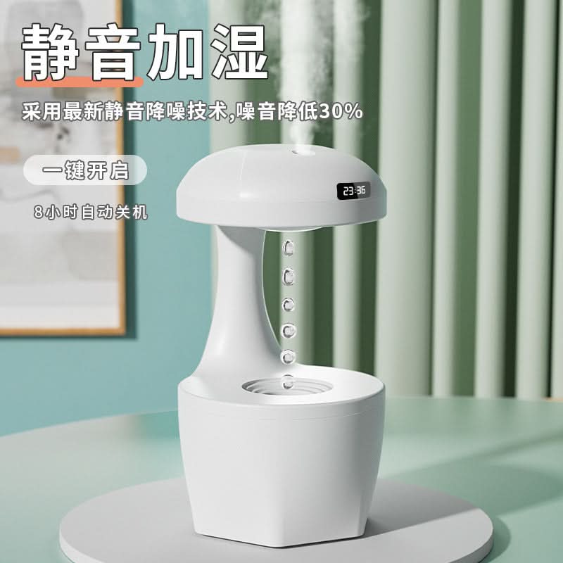 Anti-Gravity Water Drop Humidifier – Large Mist Volume