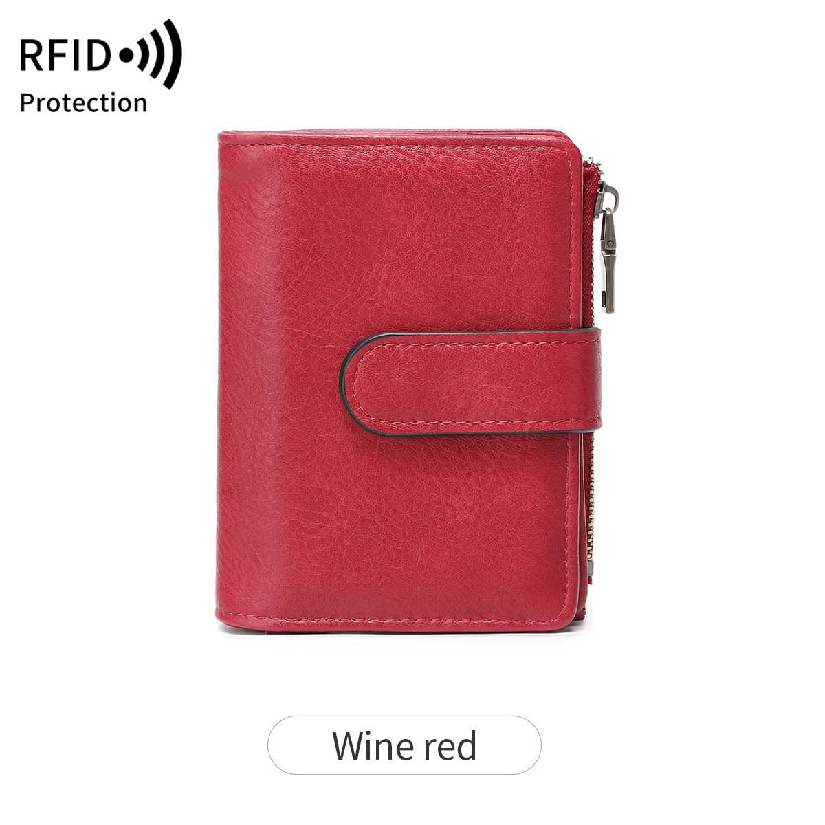 Women's RFID Blocking PU Leather Tri-Fold Wallet – Multi-Card