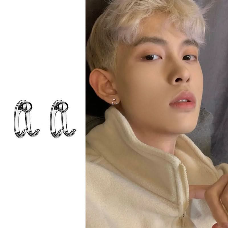 Men’s Minimalist Claw Earrings - Punk Jewelry