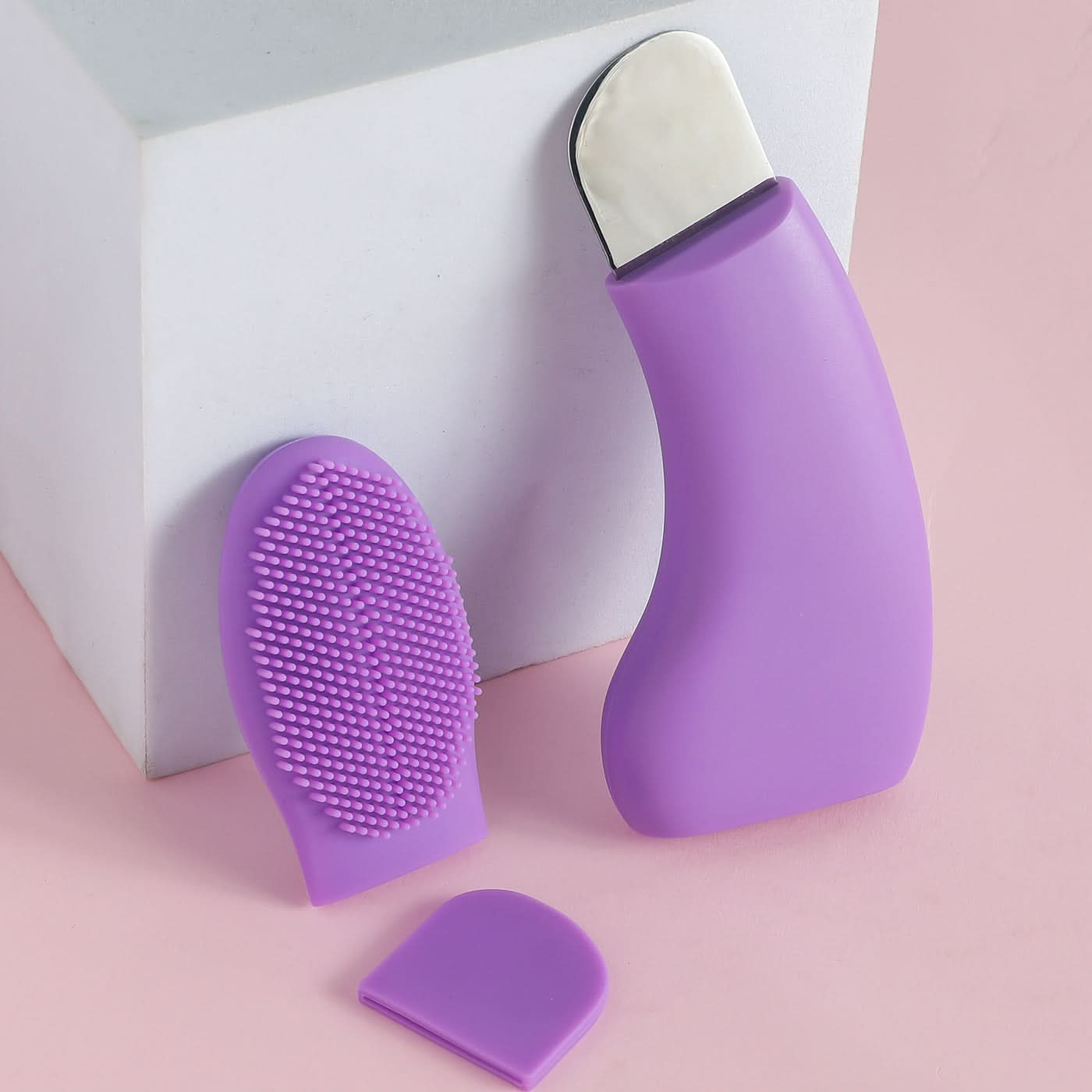 Manual Blackhead Remover Tool – Silicone Scraper for Deep Pore Cleaning