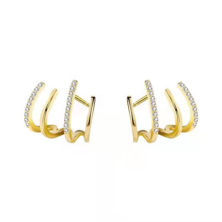 Silver Geometric Earrings for Women – Fresh Retro Luxury Jewelry
