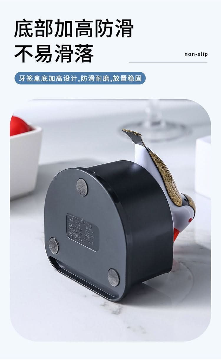 Automatic Bird Toothpick Holder – Push-Type Dispenser