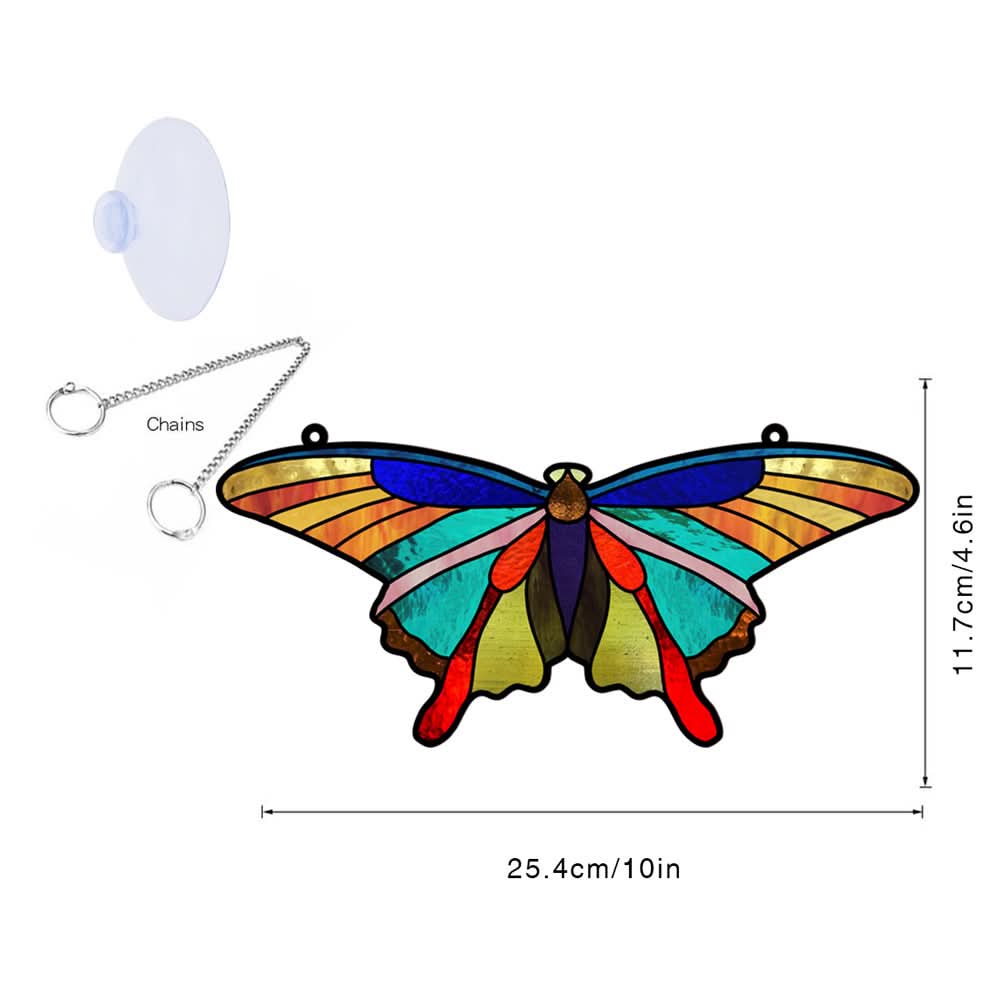 Colorful Acrylic Bird Pendant – Hanging Animal Wall Decor