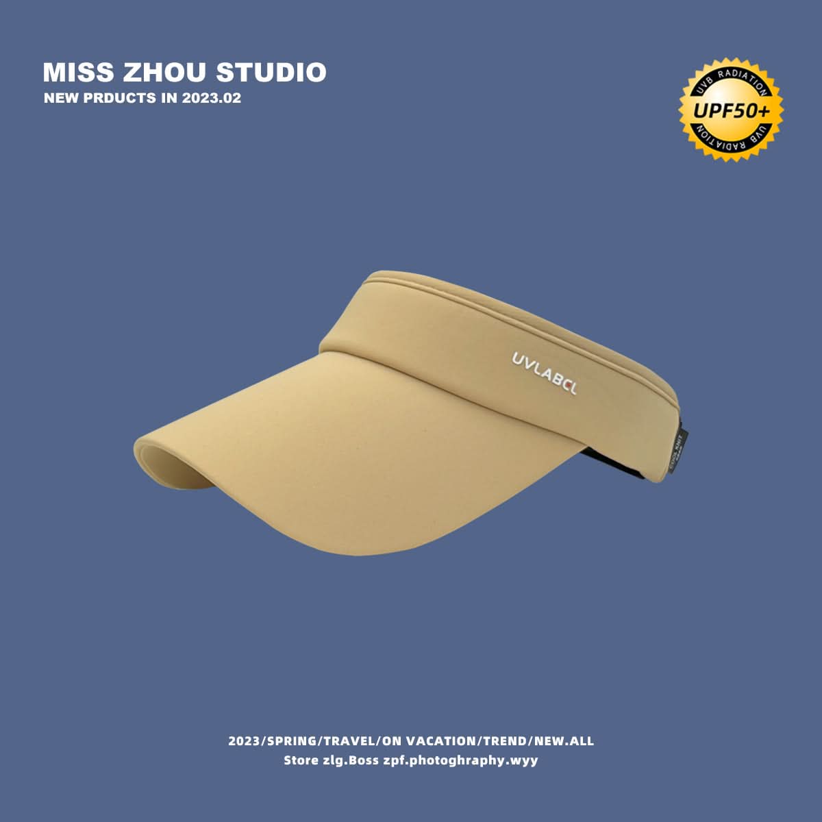 Women's UV Protection Visor Cap – Topless Running Hat for Summer