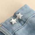 Adjustable Jeans Waist Buckle – Five-Pointed Star Alloy Clip for Waist Tightening (Pack of 2)