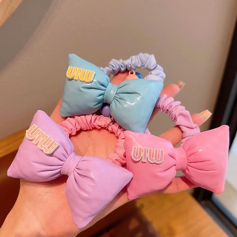 Pack of 5 Korean Bow Hair Bands for Kids