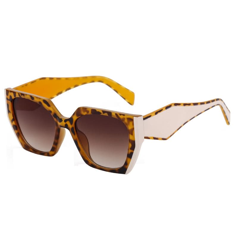 Stylish Cat-Eye Sunglasses for Women – Wide Temple Full-Frame UV Protection Shades