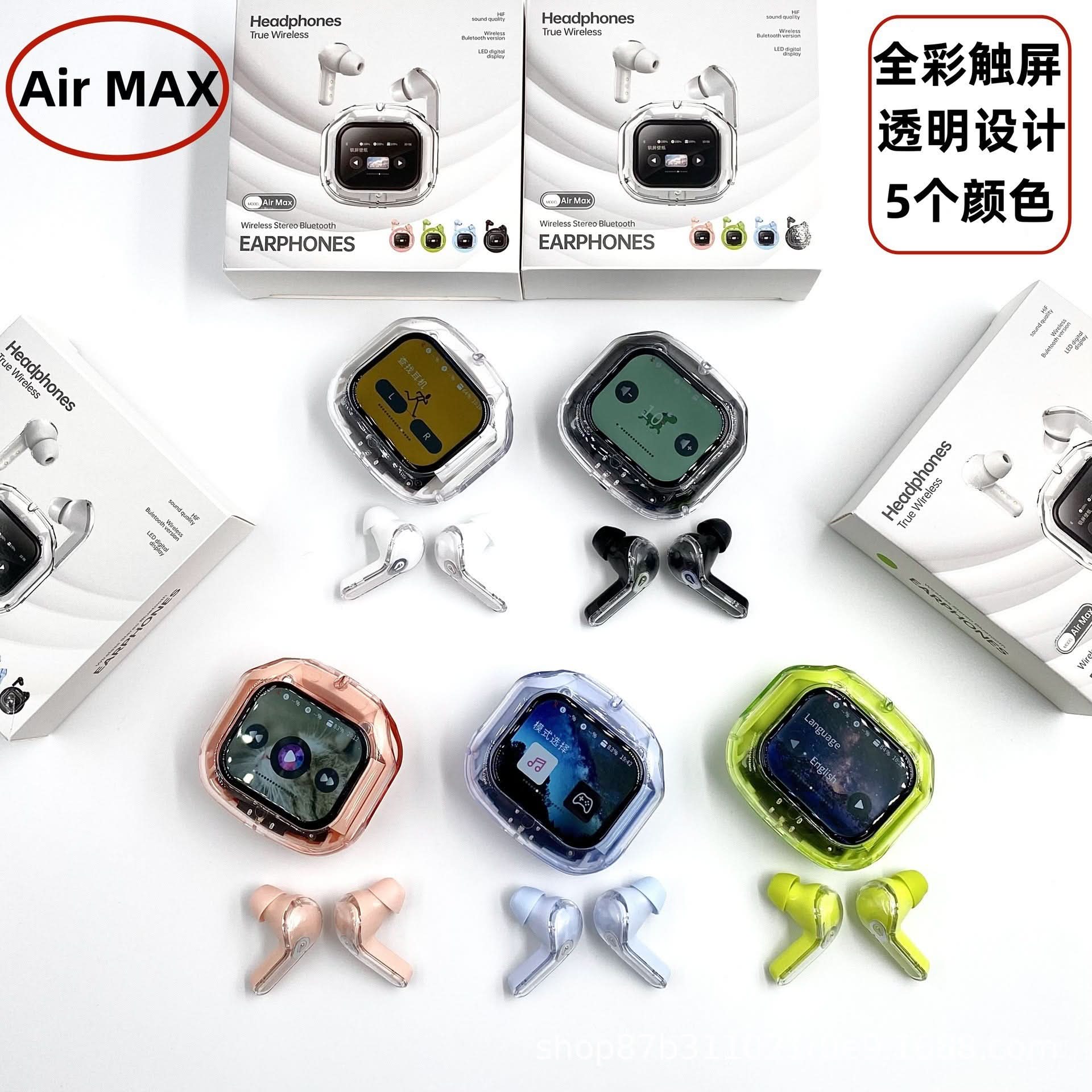 AirMAX A9Pro Noise-Canceling Bluetooth Earbuds