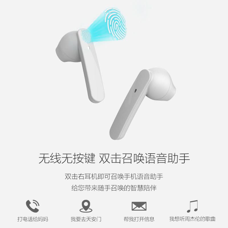 TWS Bluetooth 5.3 Semi-In-Ear Headset