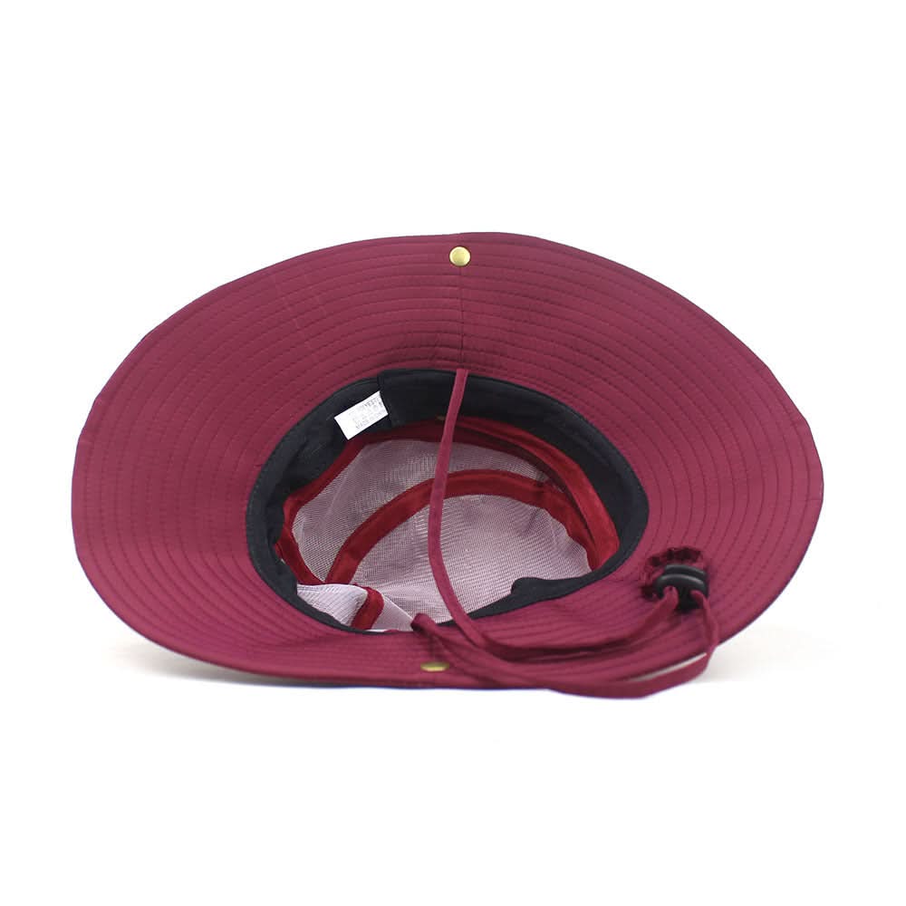 Wide Brim Bucket Hat – Unisex Cotton Sun Hat for Outdoor Sports, Foldable & Breathable