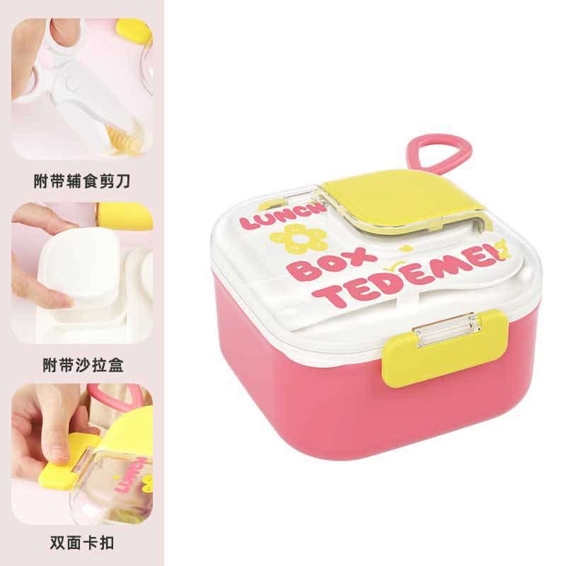 304 Stainless Steel Bento Lunch Box – Leak-Proof Food Container for Office & School