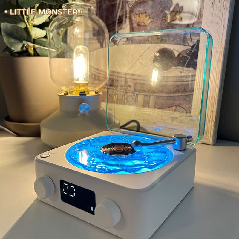 Bluetooth White Noise Speaker with Clock, Atmosphere Light