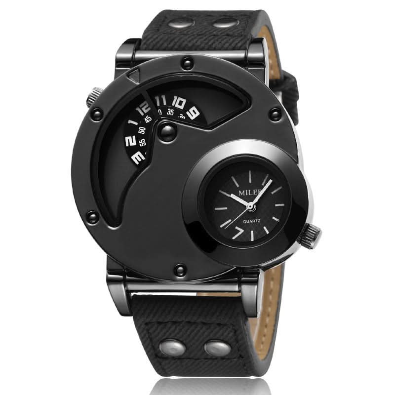 Men's Outdoor Quartz Watch with Fabric Strap