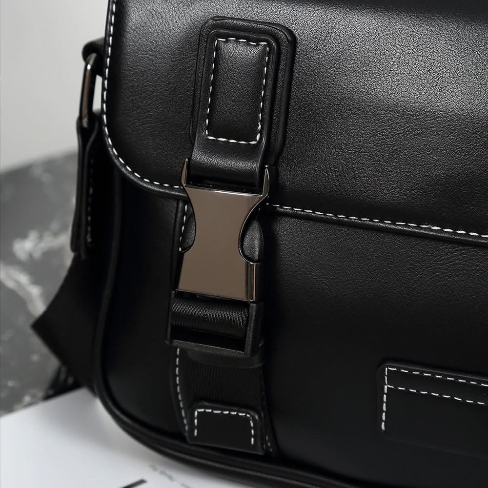 Men's Trendy Plaid Crossbody Bag – For Street Style