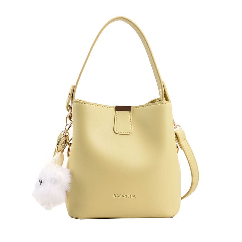 Retro Bucket Shoulder Bag for Women – Fashionable Crossbody Bag
