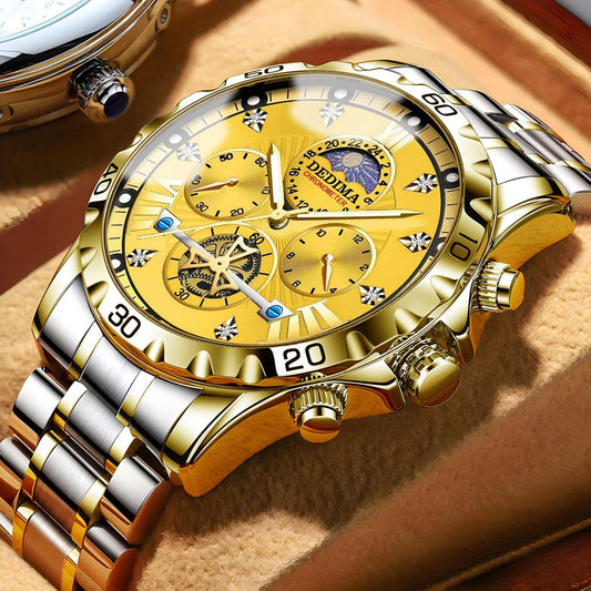 Men's Quartz Business Watch – Luminous Waterproof