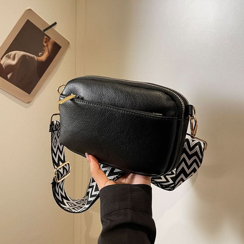 Women's Stylish Wide Strap Messenger Shoulder Bag