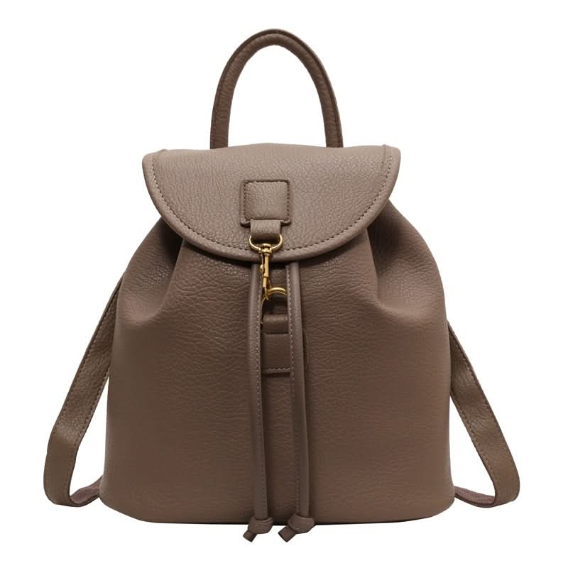 Women's Stylish PU Leather Backpack – Travel & School Bag