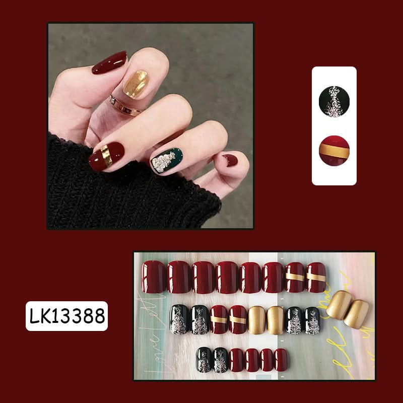 Autumn & Winter Style Colored Nail Art Pieces