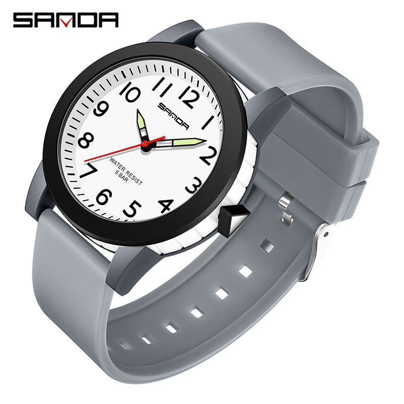 Sanda Waterproof Digital Quartz Watch – Unisex Shockproof Outdoor Kids Sports Watch
