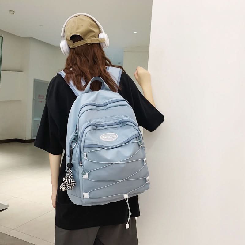 Japanese-Style Large Capacity Backpack – School Bag for Teens & Travel